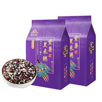 柴火大院  紫薯黑米粥2斤*2袋均衡日常所需
