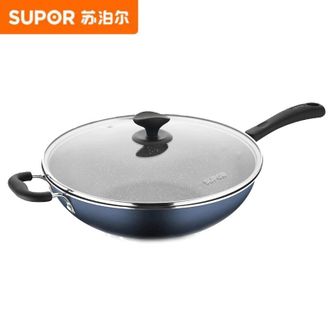 苏泊尔（SUPOR）  家用炒锅星星石不粘炒锅32cm明火电磁炉通用VC32SAP04