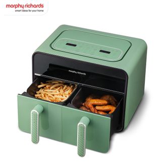 摩飞 /Morphy Richards  空气炸锅家用8L大容量可视双炸篮烤箱多功能空气炸蓝炸薯条薯条机鸡翅机
