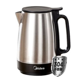 美的/Midea  电水壶 热水壶电热水壶304不锈钢容量暖水壶烧水壶家用大容量1.7L SH17X103