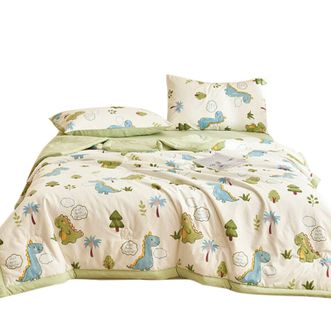 洁丽雅/Grace  水洗夏凉被单人/双人薄被芯恐龙乐园 自然&原生态 如云朵般柔软蓬松