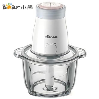小熊/Bear  绞肉机  2L容量多功能搅拌绞馅小型打肉碎菜  QSJ-B02Q1