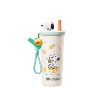 COSTA  2026新品保温杯保冷随行萌友杯-柠鲜初榨（带玩偶）710ml