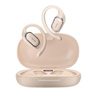 纽曼（Newmine）  开放式真无线蓝牙耳机 挂耳式定向传音双麦降噪耳麦 HiFi音质超长续航音乐耳塞LY12奶茶色