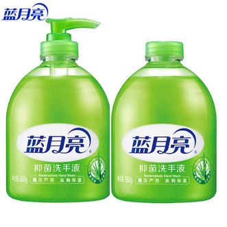 蓝月亮  芦荟洗手液500g瓶+芦荟洗手液瓶补500g 抑菌洁净双手清爽滋润温和呵护