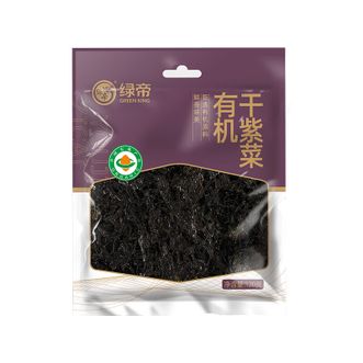 绿帝  有机干紫菜120g袋装熬汤煮面