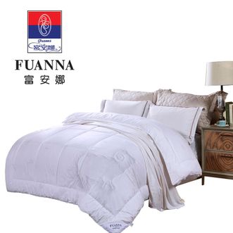 富安娜  轻奢圣维纳澳洲羊毛被床上用品冬季被子保暖排湿亲肤磨毛印花工艺澳洲进口羊毛圣维纳礼盒装