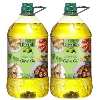 欧丽薇兰 橄榄油5.17L*2家用囤货装 欧丽薇兰 橄榄油5.17L*2家用囤货装