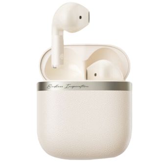 漫步者  花再Evo Air 真无线蓝牙耳机 半入耳式耳机降噪长续航 贝母白