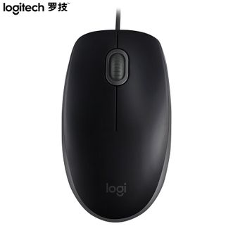 罗技（Logitech）M110有线鼠标、办公鼠标轻音鼠标对称鼠标
