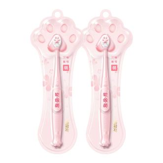 冷酸灵  万物皆可(萌)牙刷(软毛)单支装*2 颜色随机