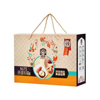 臻味  坚果干果礼盒1500g环球祝福礼盒