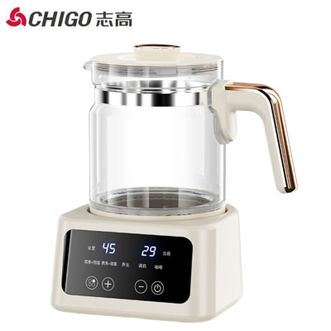 志高/Chigo  恒温水壶全玻璃1.2L温奶器电热烧水壶OKW-502E
