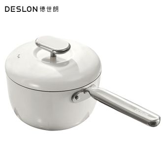 德世朗（DESLON）  小满系列钛陶瓷不粘奶锅18cm耐高温更致密久不粘更耐磨