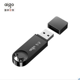 爱国者（aigo）  32GB USB3.2 U盘 U336 金属盖帽优盘 笑脸挂环 广泛兼容