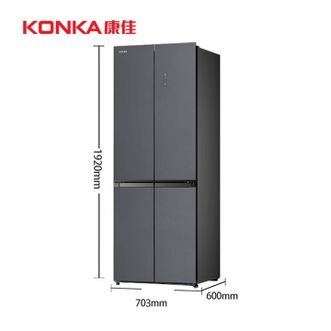 康佳/Konka  418升小蛮腰系列变频一级能效底部散热 冰箱 BCD-418WUP4-V