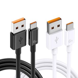 塔菲克  Type-c数据线6A超级快充线线身加粗结实耐用1条装10m