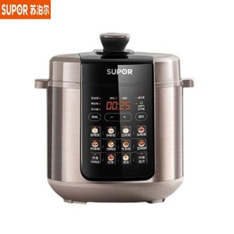 苏泊尔（SUPOR）  电压力锅SY-50YC5012 深汤系列5L 家用智能 0涂层钢胆智能预约双胆电饭煲高压锅
