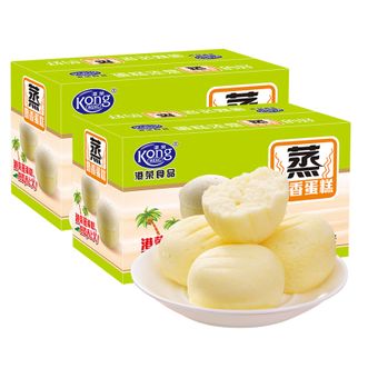 港荣/Kong WENG  蒸蛋糕椰香味900g*2箱