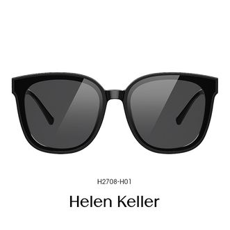 海伦凯勒（Helen Keller）  修颜大框 防紫外线黑墨镜