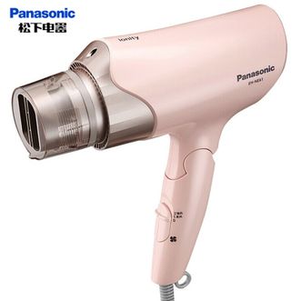松下/Panasonic  电吹风 矿物负离子护发大功率恒温速干吹风机 大风量吹风筒EH-NE61-P405粉色