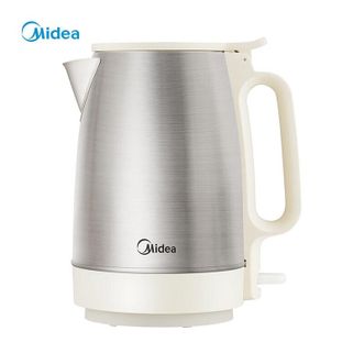 美的/Midea  电热水壶  电水壶不锈钢 1.7L大容量 电热一体烧水壶电茶壶 SH17DG01