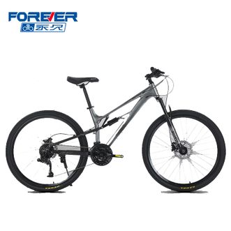 永久（FOREVER）  自行车山地自行车 26寸 24速 铝架 线碟（FS-15 基础款）