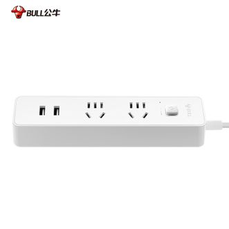 公牛（BULL）  小白系列USB1.5米延长线插座-UUD122