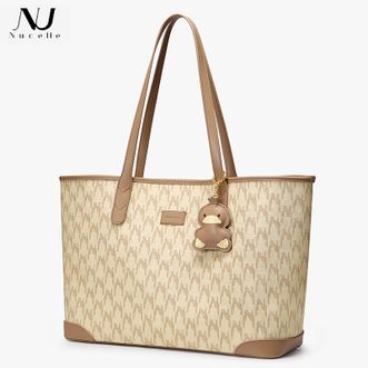 纽芝兰/NUCELLE  时尚单肩包女托特包大容量通勤包高级感手提大包1172072（大版）15.6寸