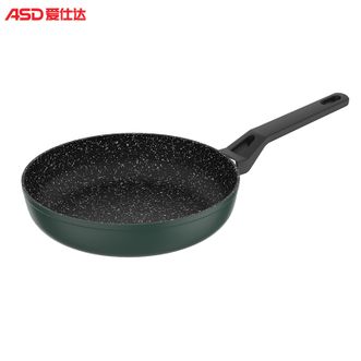 爱仕达/ASD  正品臻韵晶石不粘24cm煎锅 平底煎锅不粘锅煎炒锅多用途炒锅 明火适用
