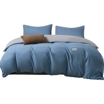 恒源祥  A类抗菌磨毛四件套-晴蓝200*230cm HYX360TJ 床单款