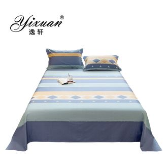 逸轩/yixuan  全棉床单单品格子系列-杰西卡-160*230cm单床单