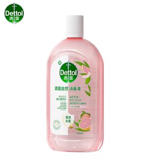 滴露/Dettol  自然香氛消毒液2斤装 衣物玩具杀菌 除臭宠物用品消毒水 【48H留香】白桃与葡萄柚
