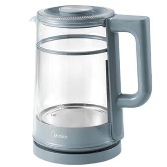 美的/Midea  SH01-I 电水壶烧水壶家用电热水瓶恒温水壶保温壶大容量不锈钢控温双层高硼硅玻璃实时显温