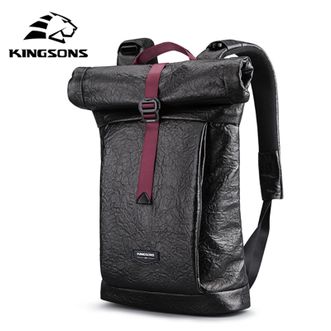金圣斯（KINGSONS）背包男双肩包休闲超大容量多功能旅行包时尚潮流情侣学生书包女KS3228W