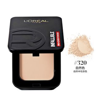 欧莱雅 (LOREAL) 恒放溢彩无痕持妆粉饼#320号 自然中性皮肤