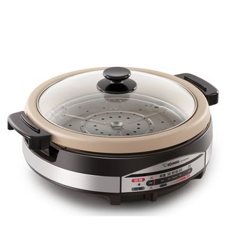 象印/ZOJIRUSHI  多用途锅 烧烤火锅两用电锅EP-RAH30C家用电热锅电蒸锅电炖锅