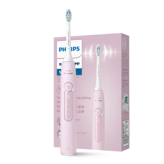 飞利浦/Philips  电动牙刷钻石3系声波震动牙刷微泡水流科技水晶粉/HX5171/04
