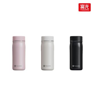 富光（FUGUANG）  优铭时尚真空杯 316L不锈钢 380ml 直身杯 FGZ2426-380 耐高温 耐腐蚀 带茶漏 防滑方便携带