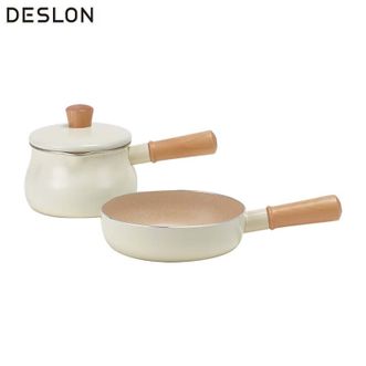 德世朗（DESLON）  清逸抗菌不粘锅两件套 DFS-TZ839
