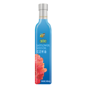 福临门  中粮营养家 一级压榨 红花籽油 248ml
