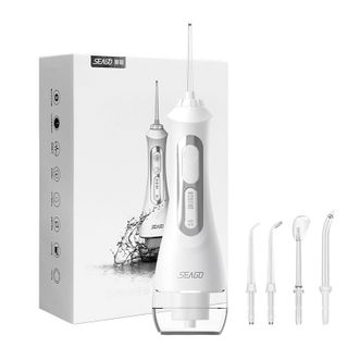 赛嘉（Seago）冲牙器 水牙线便携式家用口腔清洁洗牙神器 三档调节 SG-833白色