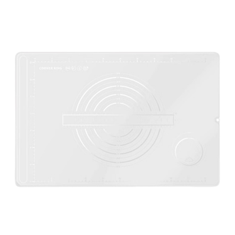 炊大皇（COOKER KING）  大号 硅胶揉面垫透明食品级加厚防滑和面板擀面垫抗菌RM22KJ