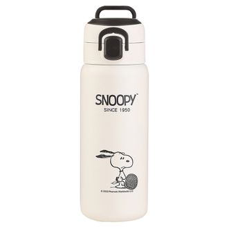 史努比（SNOOPY）  420ml不锈钢保温杯弹跳盖保冷杯大容量便携杯子泡茶杯水杯HJS-9059颜色随机