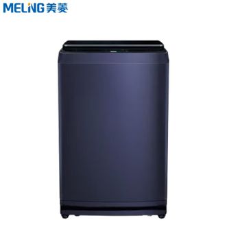 美菱/MELNG  10公斤全自动波轮洗衣机 一键智洗 MB100-601GX黛蓝灰