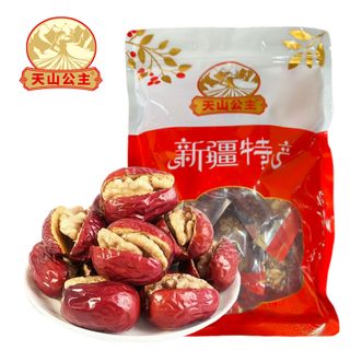 天山公主  枣夹核桃500g/袋大枣夹核桃休闲小零食