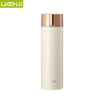 绿珠（lvzhu）   保温杯女生高颜值水杯480ml容量男士简约随行杯杯子K1506白