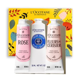 欧舒丹（L'OCCITANE）  花果香氛手霜礼盒3支装 30ml*3
