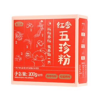 燕之坊  红参五珍粉300g 营养早餐冲调即食谷物粉