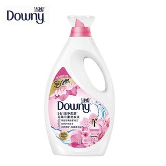 当妮Downy洗衣液淡粉樱花香氛1.9KG/瓶持久留香洁净柔顺三种功效(淡粉樱花香氛)3.8斤瓶装